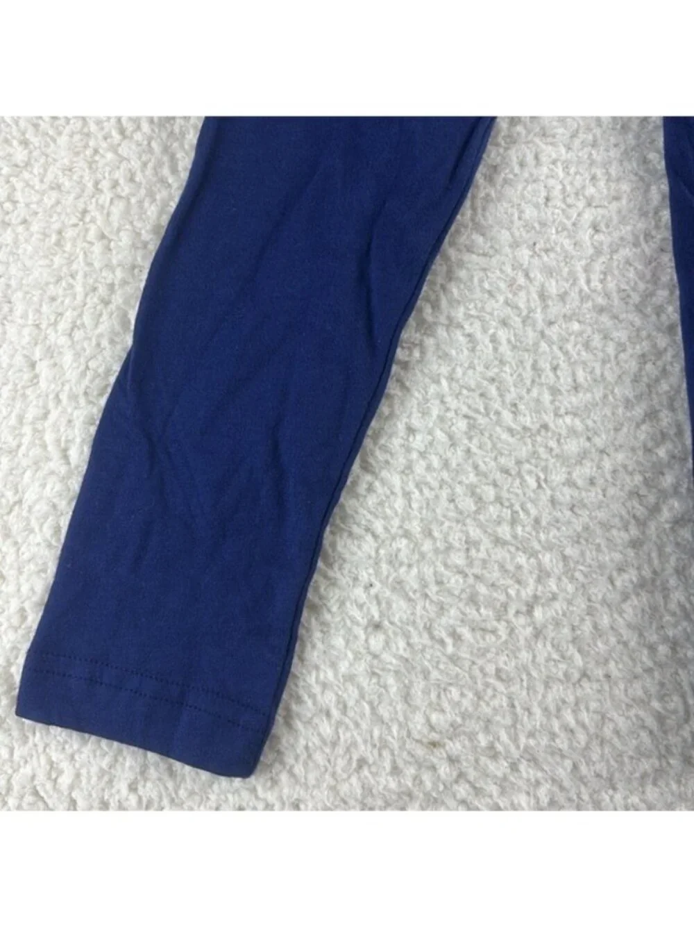 NWT Charter Club Womens Navy Cotton V-Neck Long Sleeve Pajama Top L LARGE